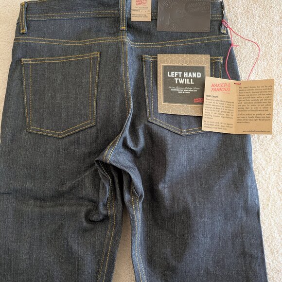 Naked and Famous Left Hand Twill Selvedge, Weird Guy 31 - Picture 9 of 10